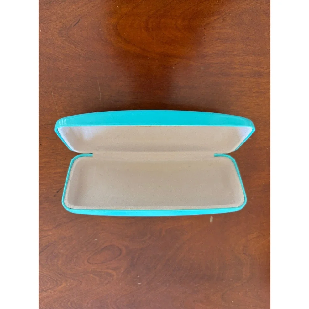 Tiffany & Co Blue‎ Hard Clamshell Eyeglass Sunglasses Case Womens